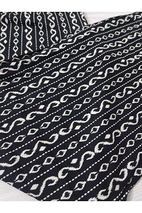 پائین تنه راحتی سایز بزرگ مشکی زنانه طرح دار Oğuzhan Tekstil - کد 928960648