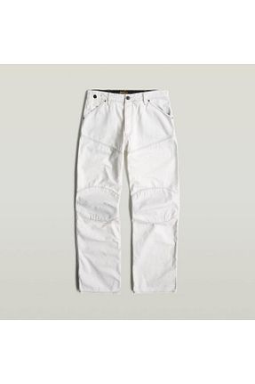 شلوار جین سفید مردانه پاچه ساده G-STAR RAW - کد 928432487