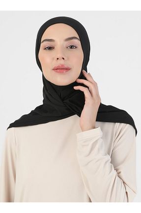 کلاه شنای حجاب مشکی زنانه Ecardin - کد 379047568