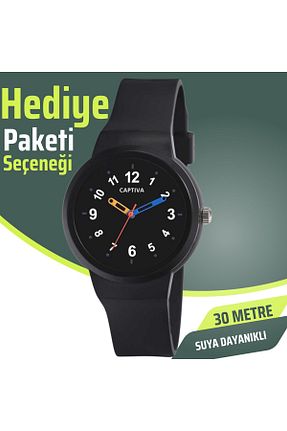 ساعت مچی مشکی بچه گانه 36-40 میلی متر captiva - کد 371962483
