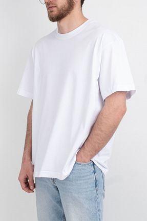 تیشرت سفید مردانه اورسایز Vauva - کد 929001536