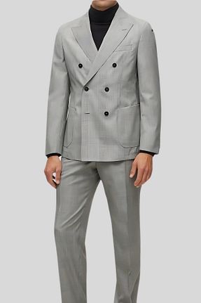 ست بالاتنه و پائین تنه مشکی مردانه بافتنی BOSS - کد 929001992