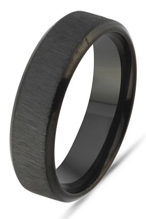 انگشتر استیل (فولاد) مشکی زنانه استیل ضد زنگ Takı Dükkanı - کد 896747158