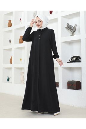 کلاه و ابایا مشکی زنانه رگولار Nevayla Moda - کد 928985655