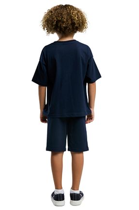 ست بالاتنه و پائین تنه سرمه ای بچه گانه بافت U.S. Polo Assn. - کد 929198291