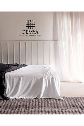 ست ملحفه تکنفره سفید پنبه Demya Home - کد 904334686