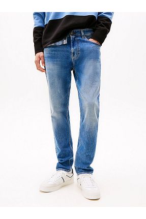شلوار جین سرمه ای مردانه پاچه ساده Tommy Hilfiger - کد 929024128