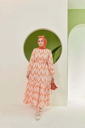 لباس حجاب آبی زنانه اورسایز Genel Markalar - کد 130625754