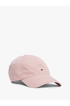 کلاه صورتی زنانه پنبه ای Tommy Hilfiger - کد 929024011