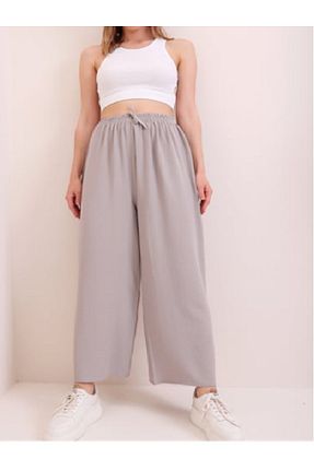 شلوار حجاب طوسی زنانه ویسکون moda zümra - کد 929048282