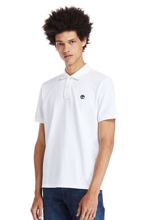 تیشرت سفید مردانه یقه پولو Timberland - کد 680860504