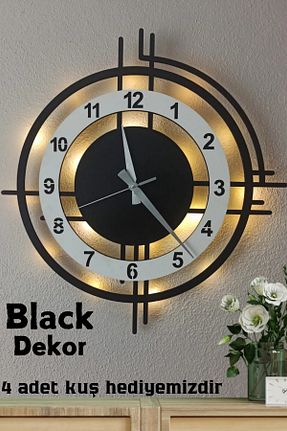 ساعت دیواری مشکی 50 * 50 Genel Markalar - کد 892450564
