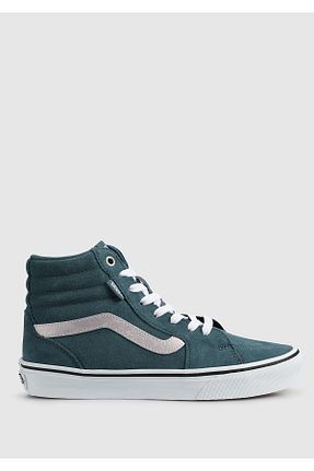 کفش اسنیکر فیروزه ای زنانه بند دار Vans - کد 850752952