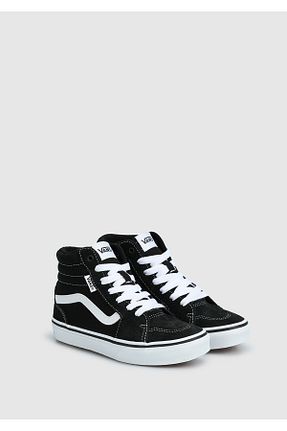 کفش اسنیکر مشکی زنانه چرم اصل Vans - کد 123821868