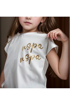 ست بالاتنه و پائین تنه سفید بچه گانه بافتنی U.S. Polo Assn. - کد 929223175