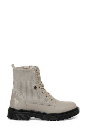 بوت / نیم بوت قهوه ای زنانه چرم مصنوعی U.S. Polo Assn. - کد 865100855