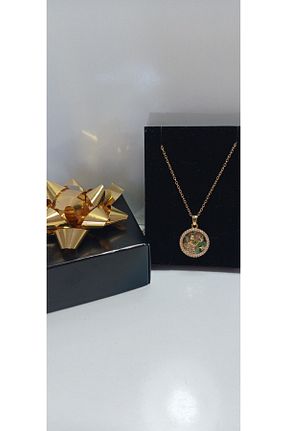 گردنبند استیل ( فولاد ) زرد استیل (فولاد) shop - کد 929097263