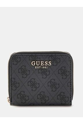 کیف پول طوسی زنانه ابعاد کوچک Guess - کد 844881454