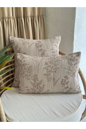 کوسن و روکش کوسن بژ پنبه ای Decamor home - کد 929124890