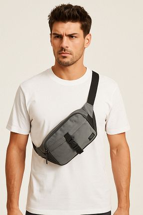 کیف کمری طوسی مردانه Jack & Jones - کد 798207163