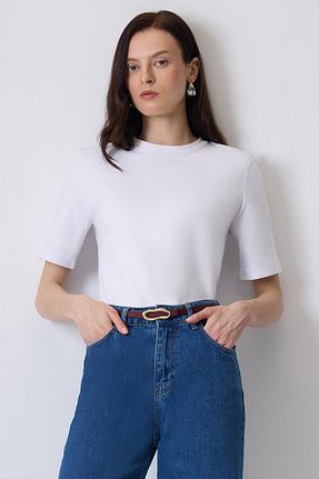 کمربند زرشکی زنانه چرم مصنوعی Touche Prive - کد 929127721