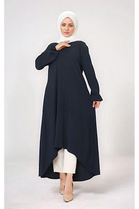 تونیک حجاب سرمه ای زنانه بافتنی dilber fashion - کد 920756132