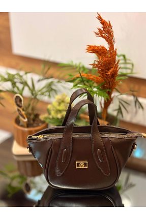 کیف دستی قهوه ای زنانه ابعاد کوچک Moda Lime - کد 929133080