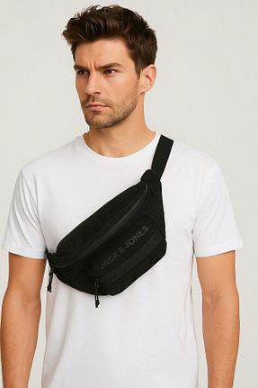 کیف کمری مشکی مردانه Jack & Jones - کد 849755946
