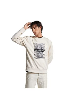 سوئیشرت نباتی مردانه رنگی adidas - کد 917220196