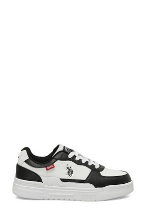 کفش اسنیکر مشکی زنانه بند دار U.S. Polo Assn. - کد 896903766