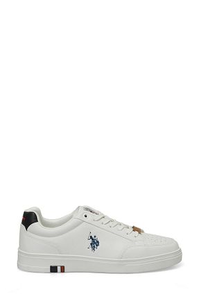 کفش اسنیکر سفید مردانه بند دار U.S. Polo Assn. - کد 894018042