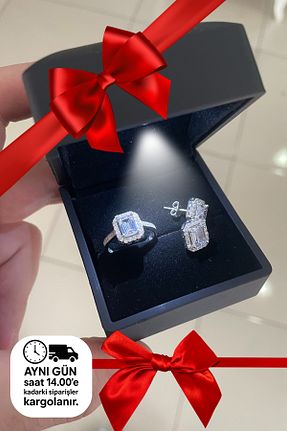 انگشتر نقره زرد زنانه زیرکن CARAT STONE - کد 354223792