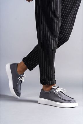 کفش کلاسیک طوسی مردانه جیر Joy Man - کد 929269821