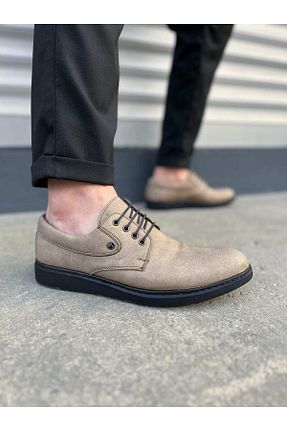 کفش کلاسیک طوسی مردانه چرم مصنوعی Joy Man - کد 929165299