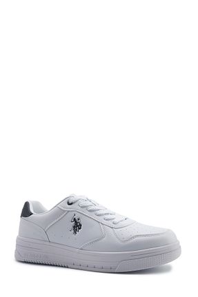 کفش اسنیکر سفید مردانه بند دار U.S. Polo Assn. - کد 901602259