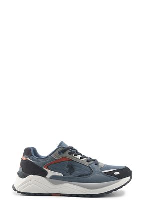 کفش اسنیکر آبی مردانه بند دار U.S. Polo Assn. - کد 921505372