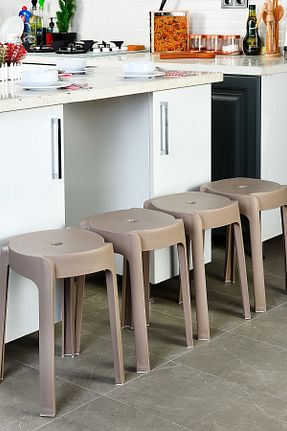 چهارپایه سفید İronika - کد 813049856