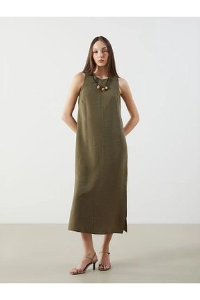 لباس سبز زنانه بافتنی LC Waikiki - کد 929177765