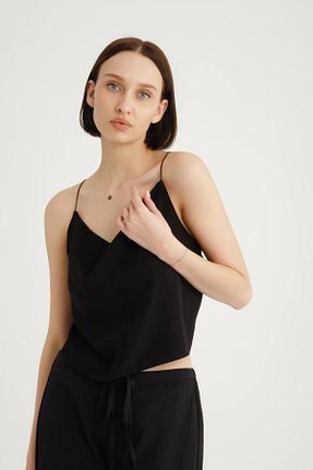 بلوز مشکی زنانه بافت دار Store - کد 929187566