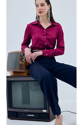 پیراهن بنفش زنانه کراپ yakestore - کد 929198128