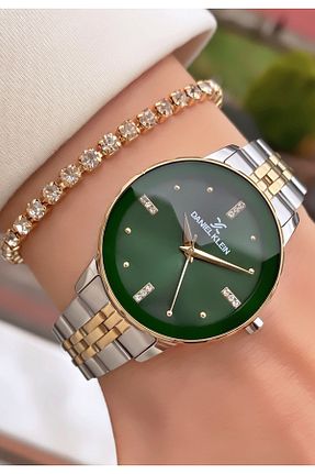 ساعت مچی زرد زنانه 36-40 میلی متر Daniel Klein - کد 640301490