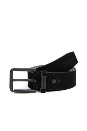 کمربند مشکی مردانه چرم مصنوعی U.S. Polo Assn. - کد 929208676