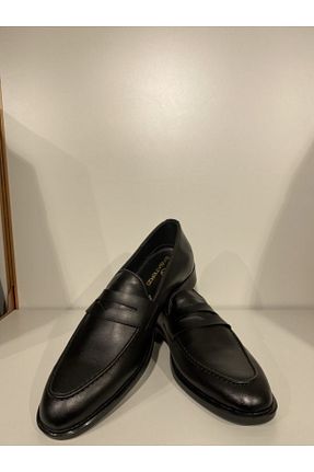 کفش کلاسیک مشکی مردانه چرم خالص BT BABA TERZİ - کد 929300420