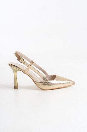 کفش استایلیتو زرد پاشنه نازک Shoesers - کد 923716446