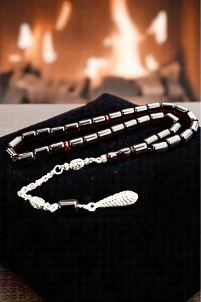 تسبیح زرشکی کهربا Atolyezone - کد 929219214
