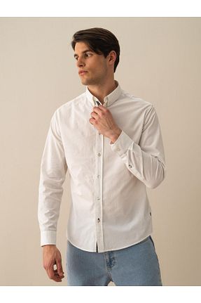 پیراهن سفید مردانه رگولار Xint - کد 670390976