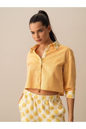 پیراهن نارنجی زنانه رگولار Xint - کد 670390307