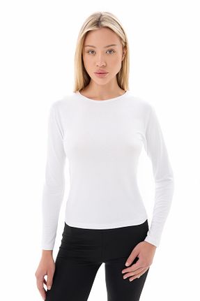 بلوز سفید زنانه ساده vesantia - کد 921604559