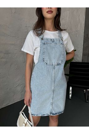 لباس آبی زنانه بافتنی Elif Özbey Butik - کد 829334766