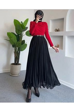 دامن حجاب مشکی زنانه رگولار MODA - کد 929251085